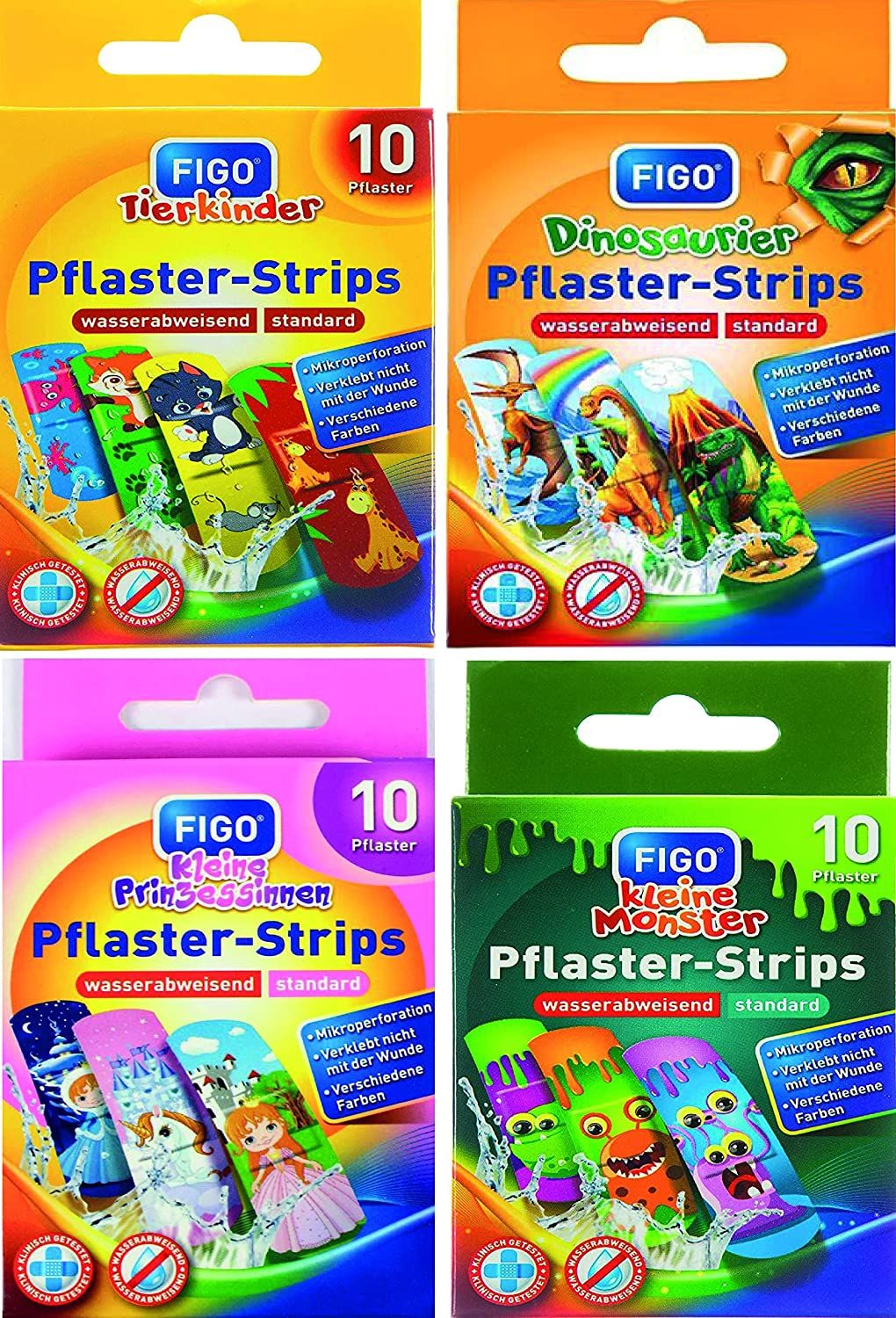 Kinder Pflaster Strips Bergmann Kinderpflaster, Wasserabweisend, Hautfreundlich, Klinisch getestet