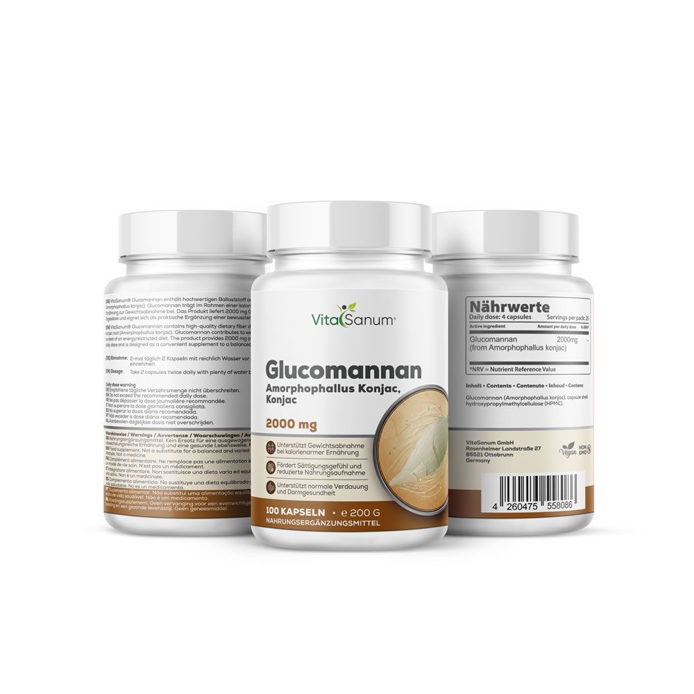 VitaSanum® - Glucomannan (Konjac) (Amorphophallus konjak)