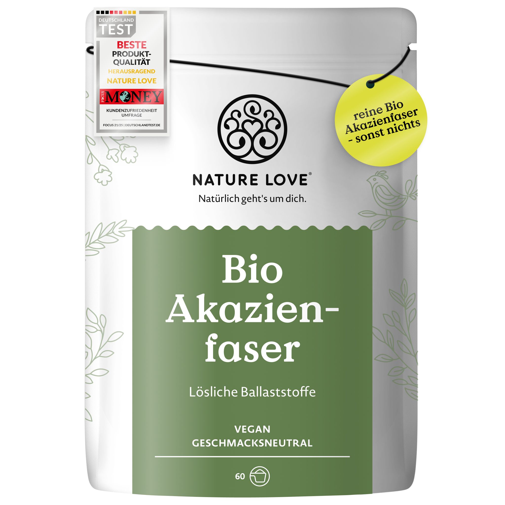 NATURE LOVE® fibra di acacia biologica