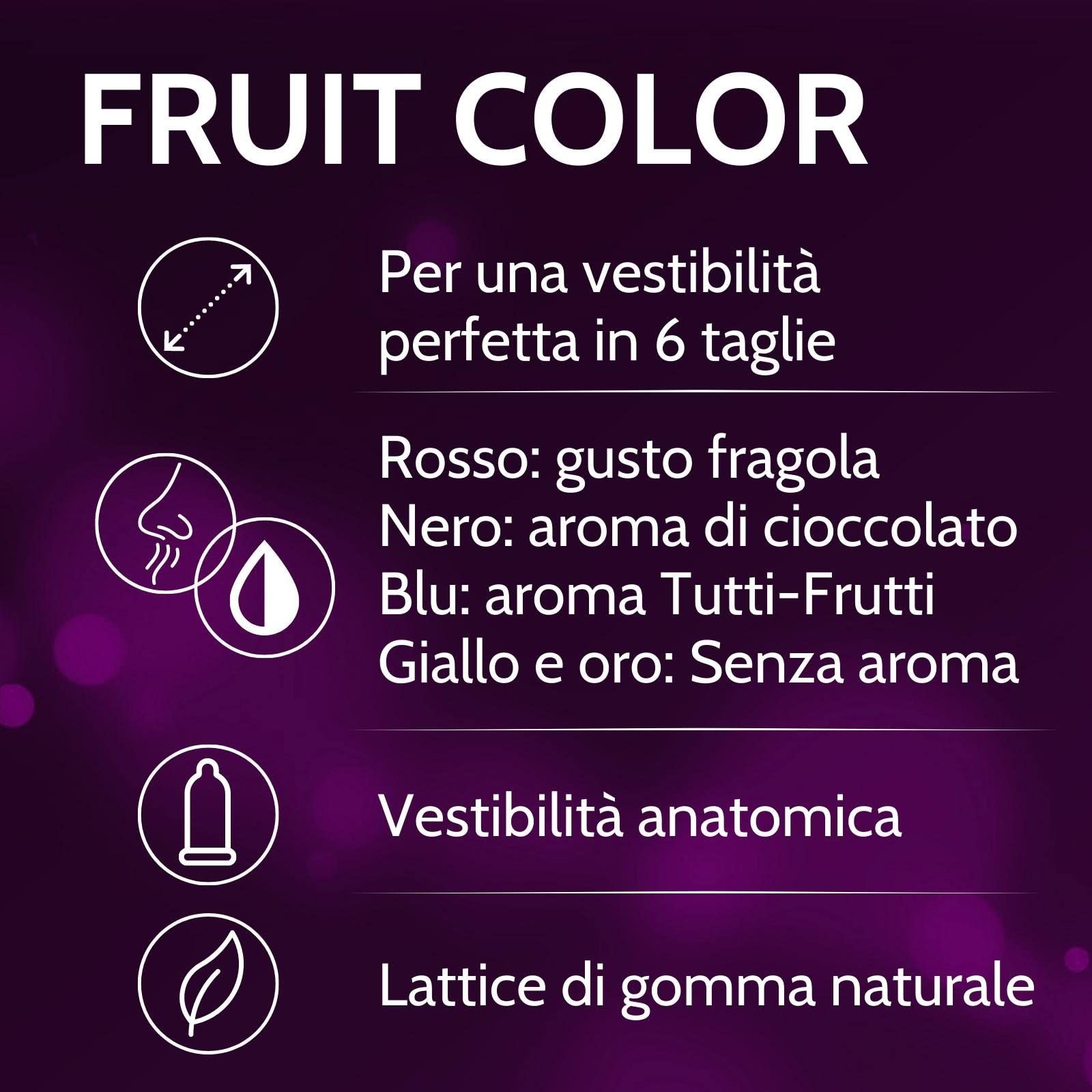 Vibratissimo Kondome Fruit Color 53mm