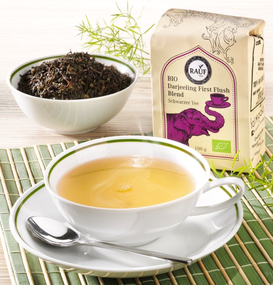Rauf Tee Schwarzer Tee Darjeeling First Flush Blend Bio