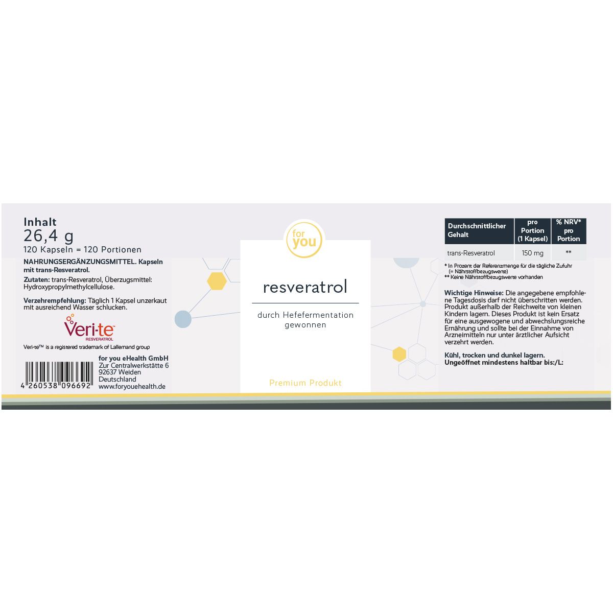 for you Resveratrol