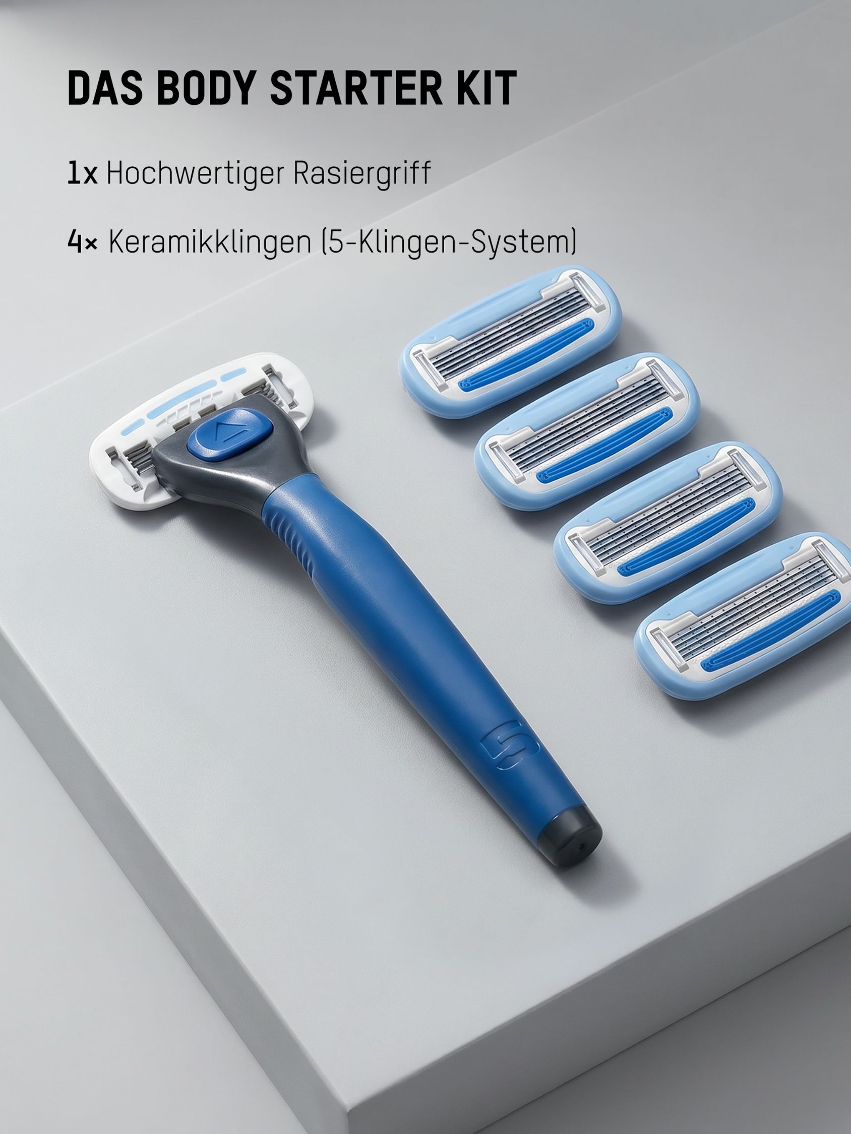 Mornin' Glory Starter Kit Body Rasierer - 5-Klingen System