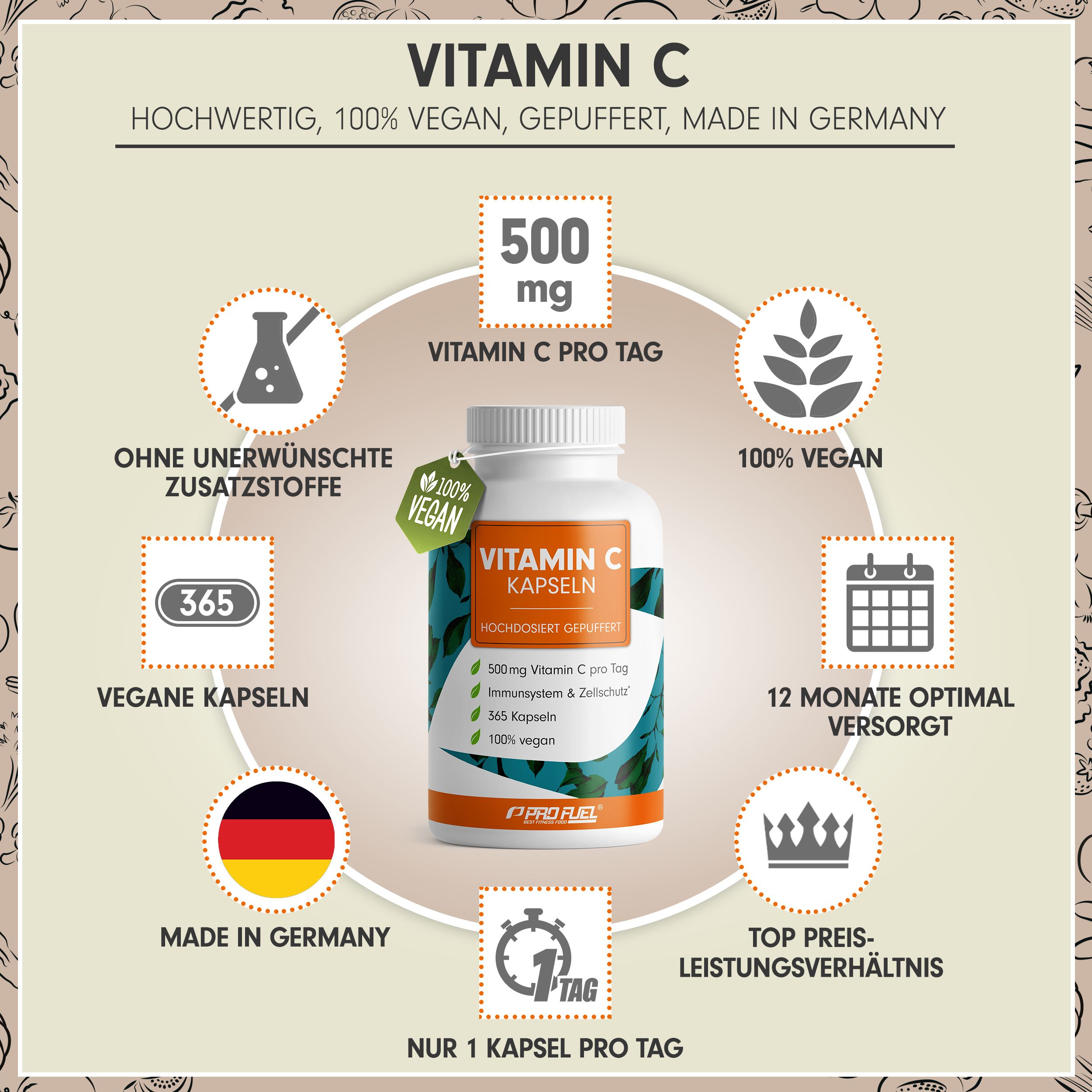 ProFuel - VITAMIN C Kapseln