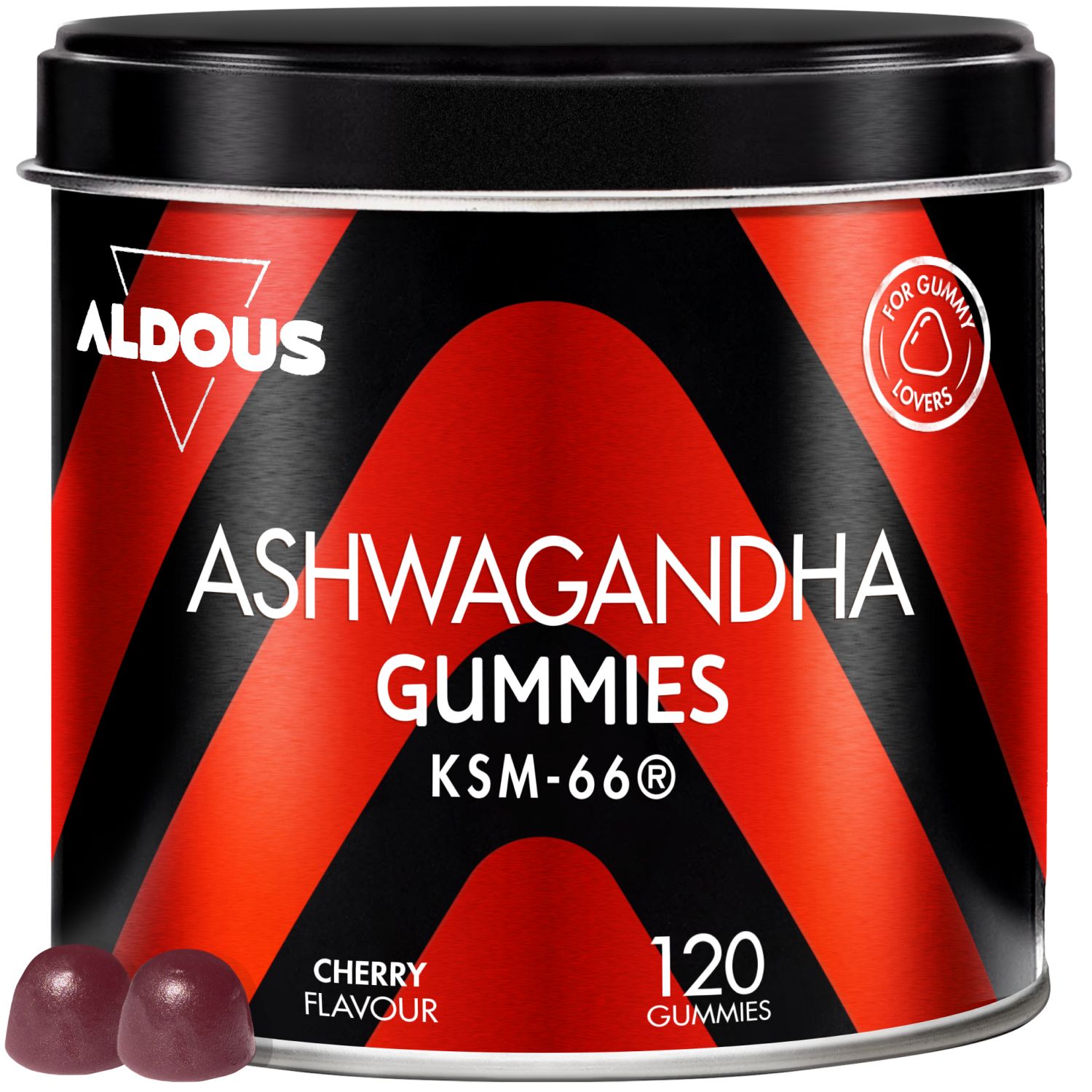 Aldous – Ashwagandha-Gummibärchen Stressabbau, Entspannung 120 St Bonbons