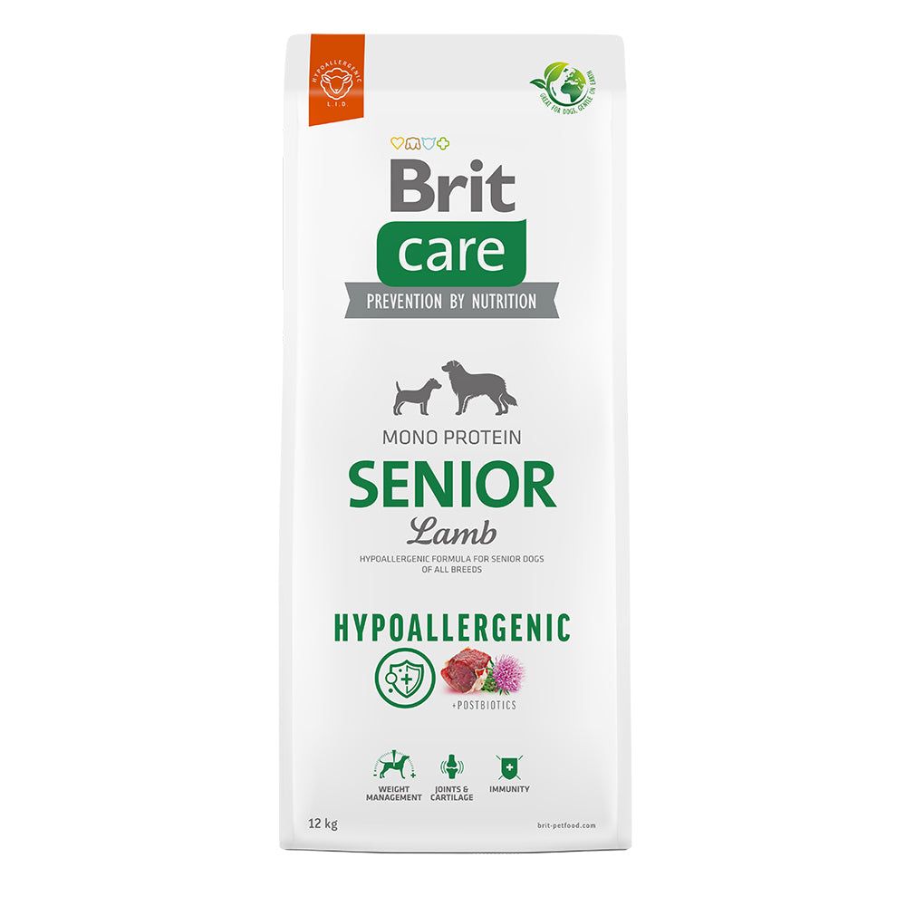 Brit Care Dog - Hypoallergenic Senior Lamb 12 kg Futter