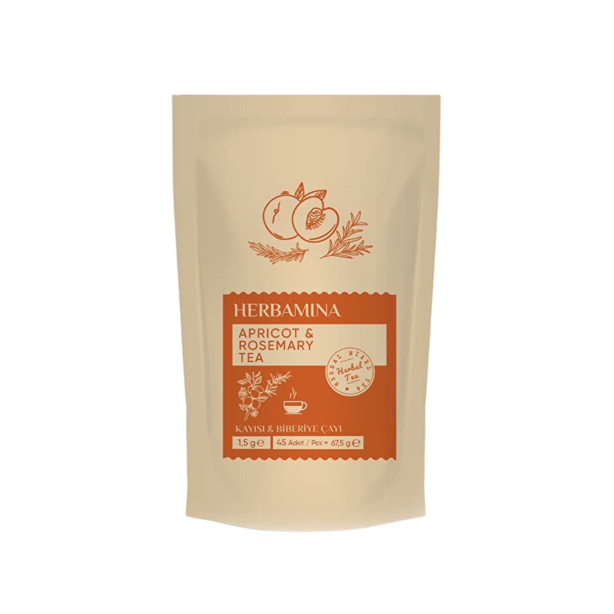 Herbamina | Aprikosen- & Rosmarintee 67 g
