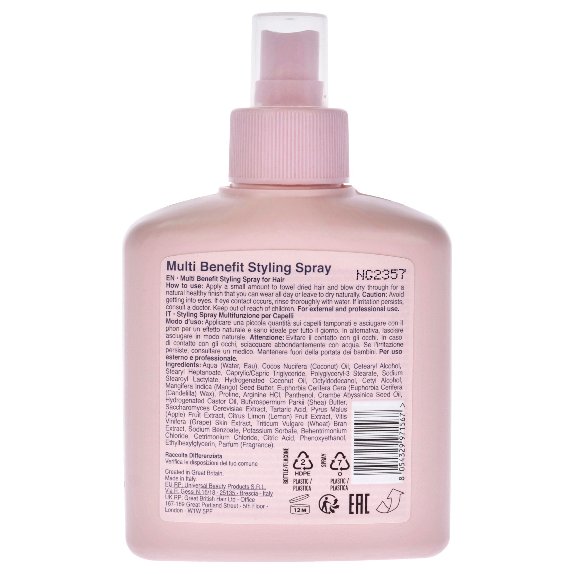 Multi Benefit Styling Spray von Climaplex für Unisex – Spray