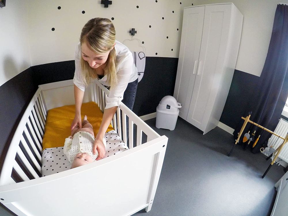 Geruchsdichter Windeleimer Diaper Champ ONE - funktioniert mit herkömmlichen Tüten