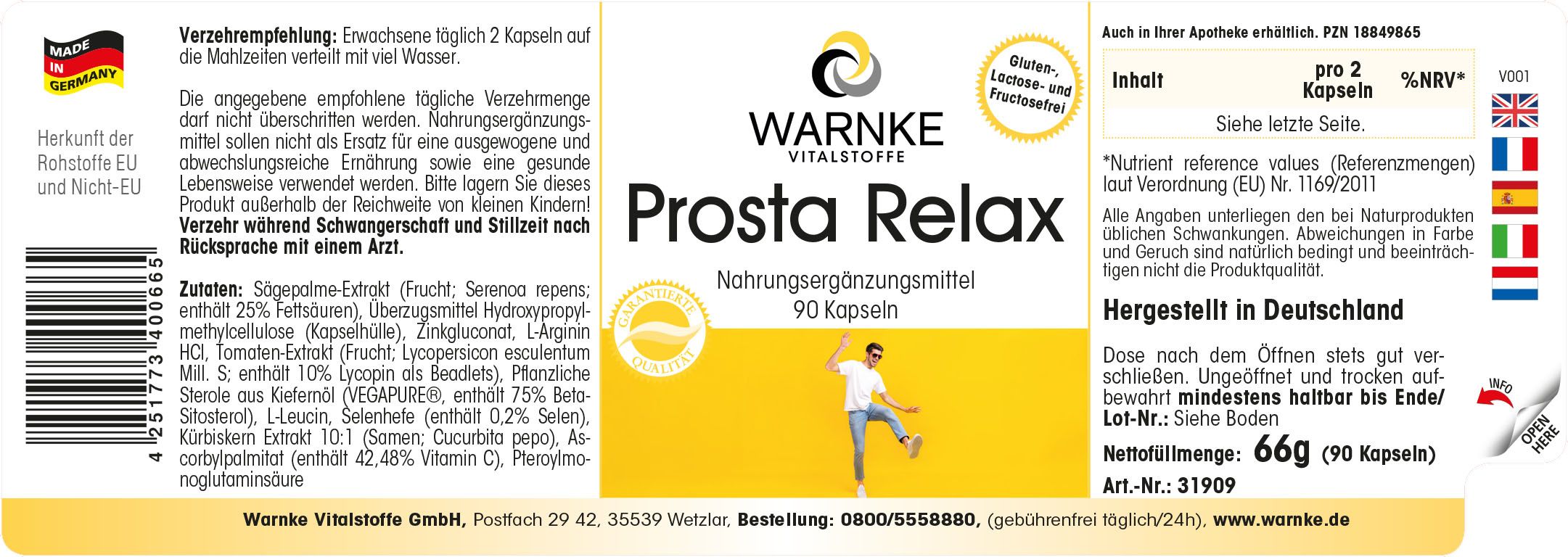Warnke Vitalstoffe | Prosta Relax