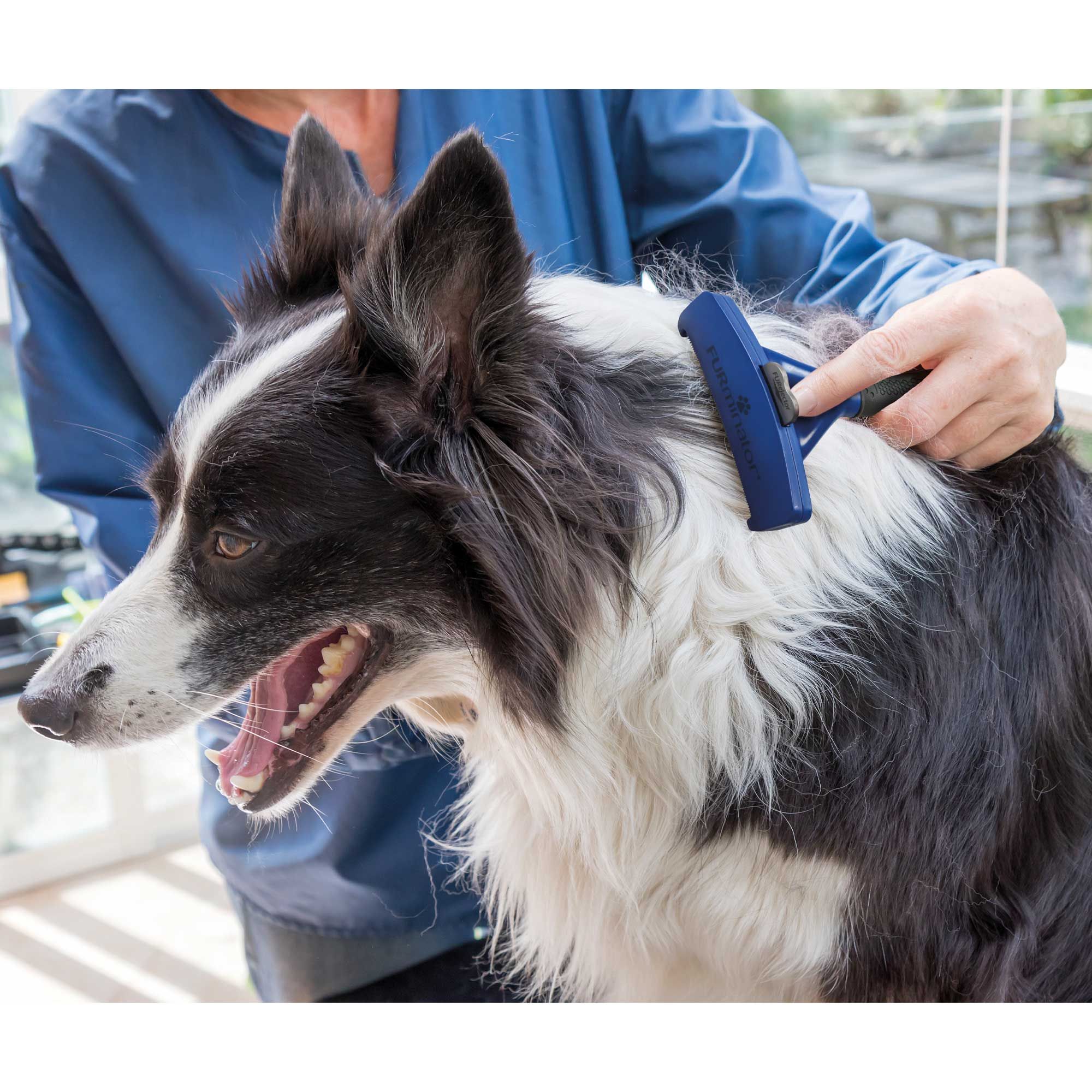 FURminator für langhaarige sehr große Hunde, deShedding-Pflege Werkzeug - XL