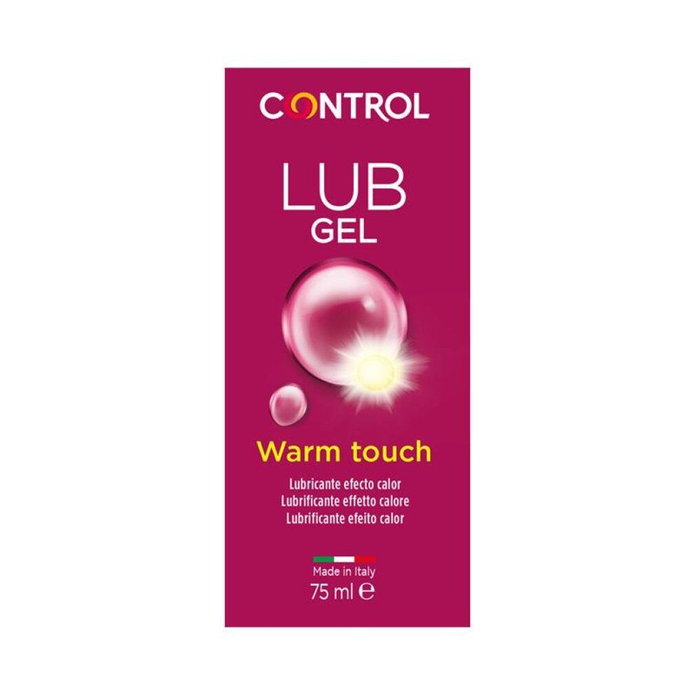 Control Lub Gel mit wärmender Wirkung, 75 ml Flasche.