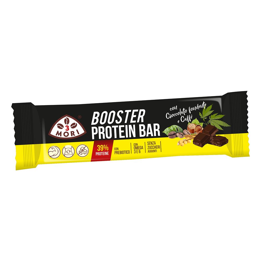 Tre Mori Barretta Proteica- BOOSTER – PROTEIN BAR 39% al Caffè