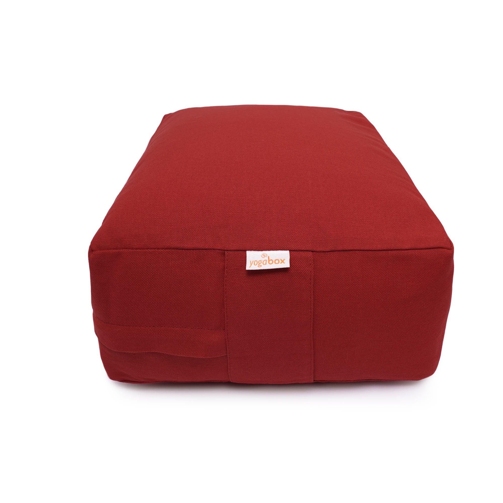 yogabox VIPASSANA Kissen XL - bordeaux - 45 x 33 x 13,0 cm