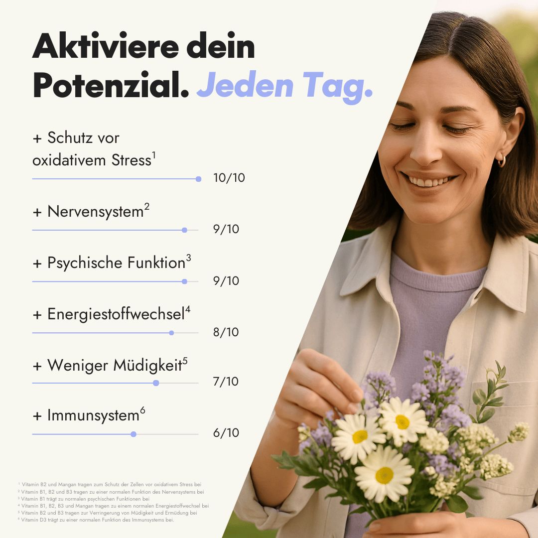 serotalin Active Balance Zen Mood | Johanniskraut, Griffonia & B-Vitaminen | Nerven & Psyche | Vegan