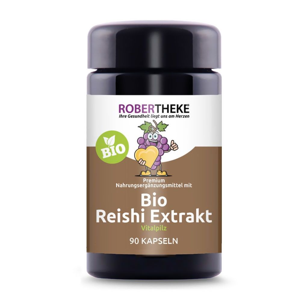 Robertheke Bio Reishi Pilz Extrakt Kapseln 90 St