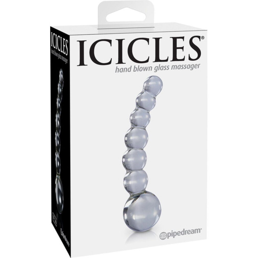 Glasdildo „No. 66“ | Heiß- und Kalt-Stimulation | Antiallergen | Icicles
