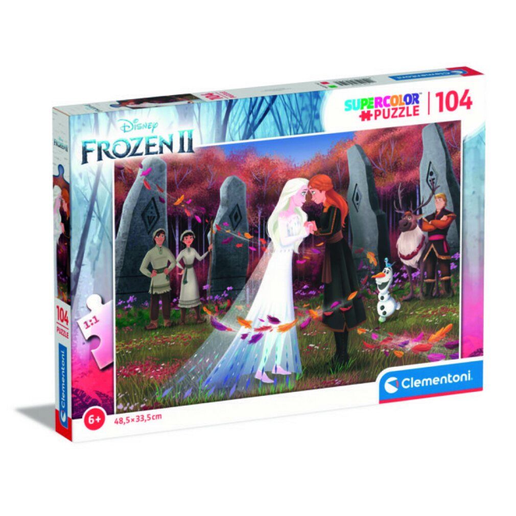 Clementoni 25719 - 104 Teile Puzzle - Frozen 2/ Die Eiskönigin 2
