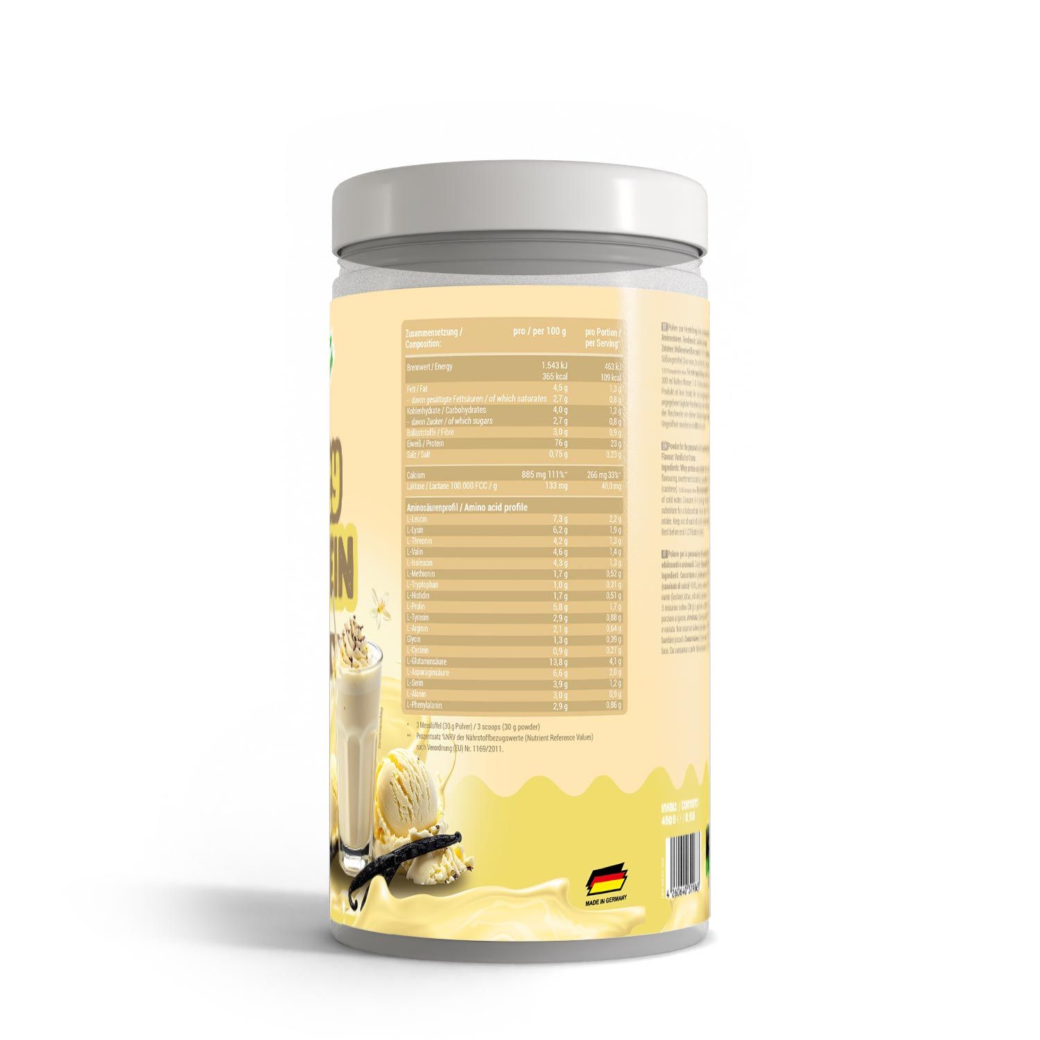 ZEC+ TASTY PROTEIN Vanilla Ice Cream