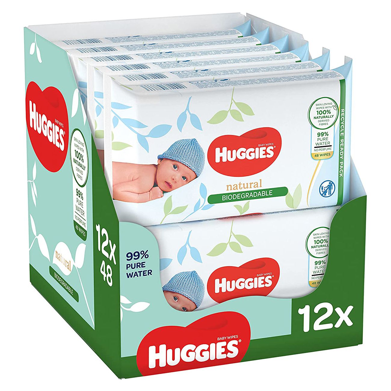 Huggies Feuchttücher Baby Wipes Babytücher Natural Sensitive