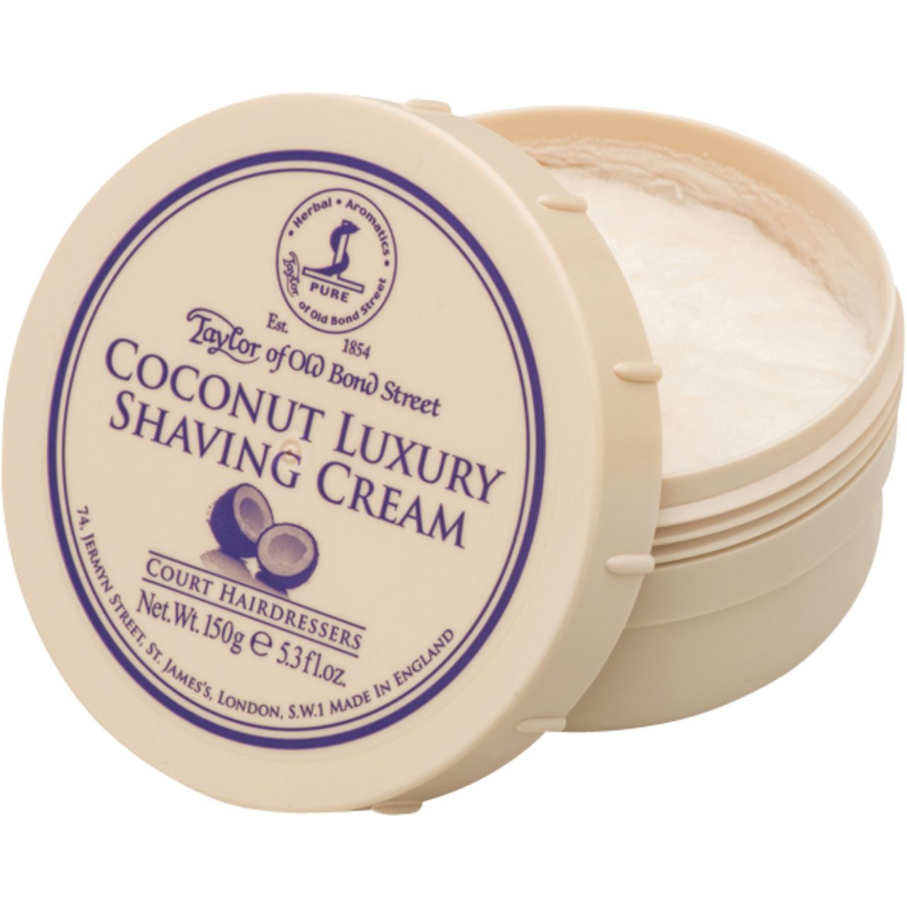 Taylor of Old Bond Street, Coconut Luxury Shaving Cream 150 g Sonstige