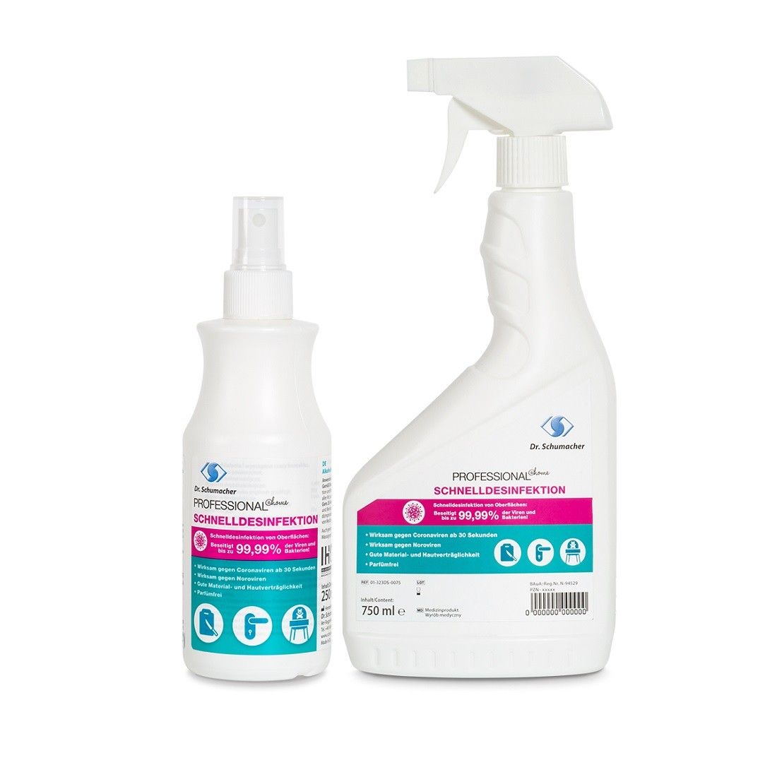 Dr. Schumacher Professional@home Flächen - Schnelldesinfektion