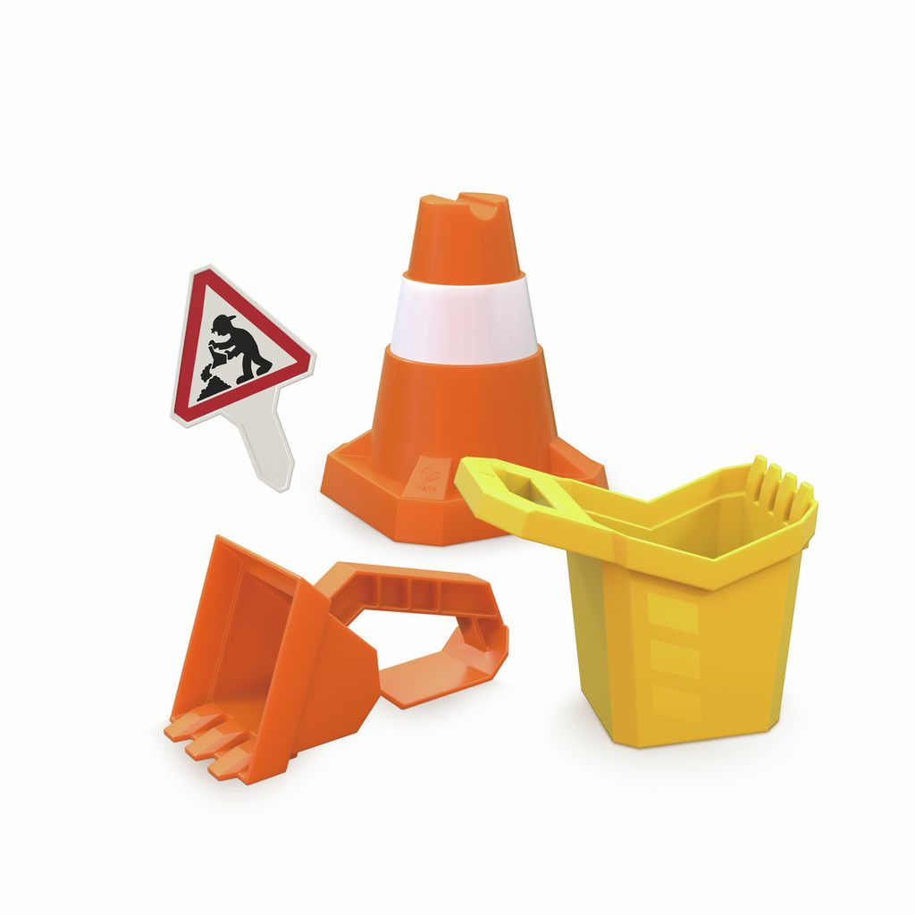 Hape Sandspielzeug-Set Baustelle