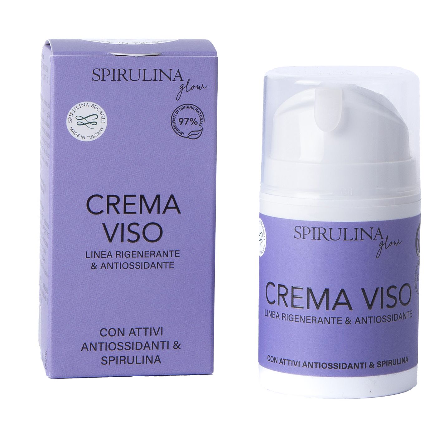 Spirulina Becagli Crema Viso Antiossidante