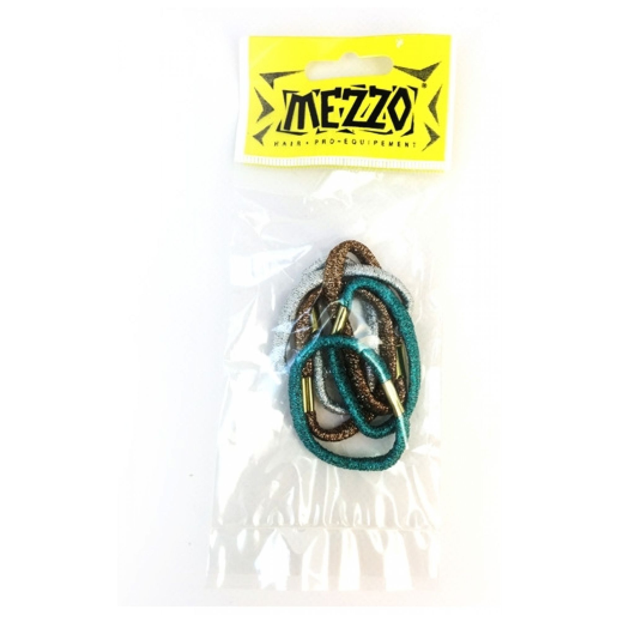 Mezzo Elastische Gummibänder Hülle Farbe Metall 10x10x10 cm