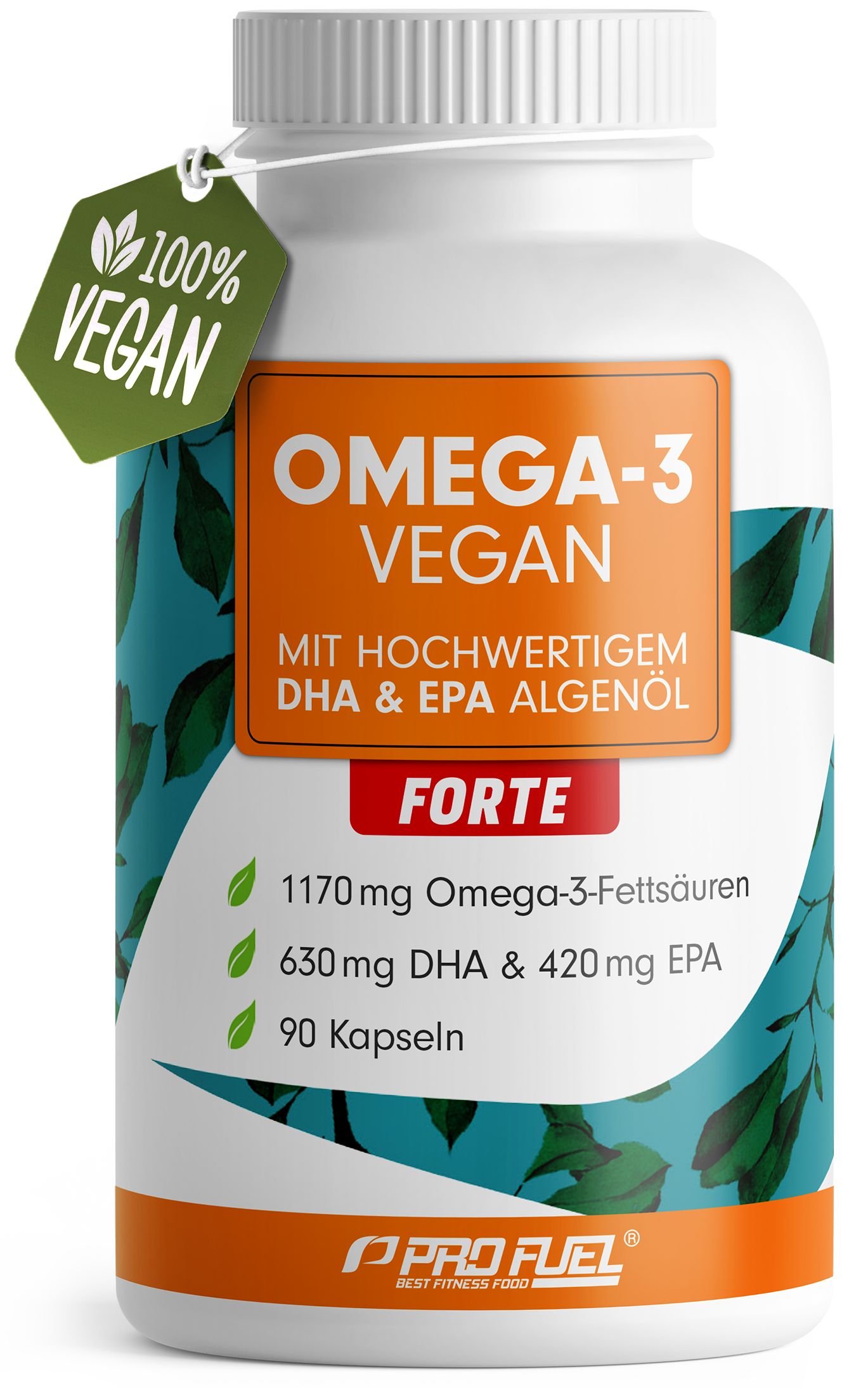 ProFuel - Omega-3 Vegan Forte 90 St Kapseln