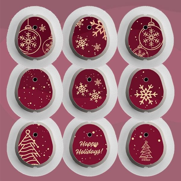 Diasticker® Dexcom G7 Stickerset "Happy Holidays"