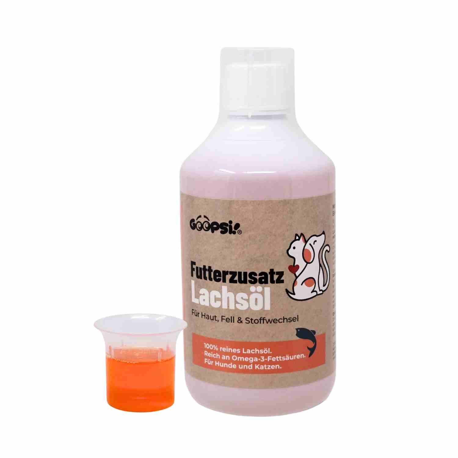 Goopsi Lachsöl für Hunde & Katzen 250 ml