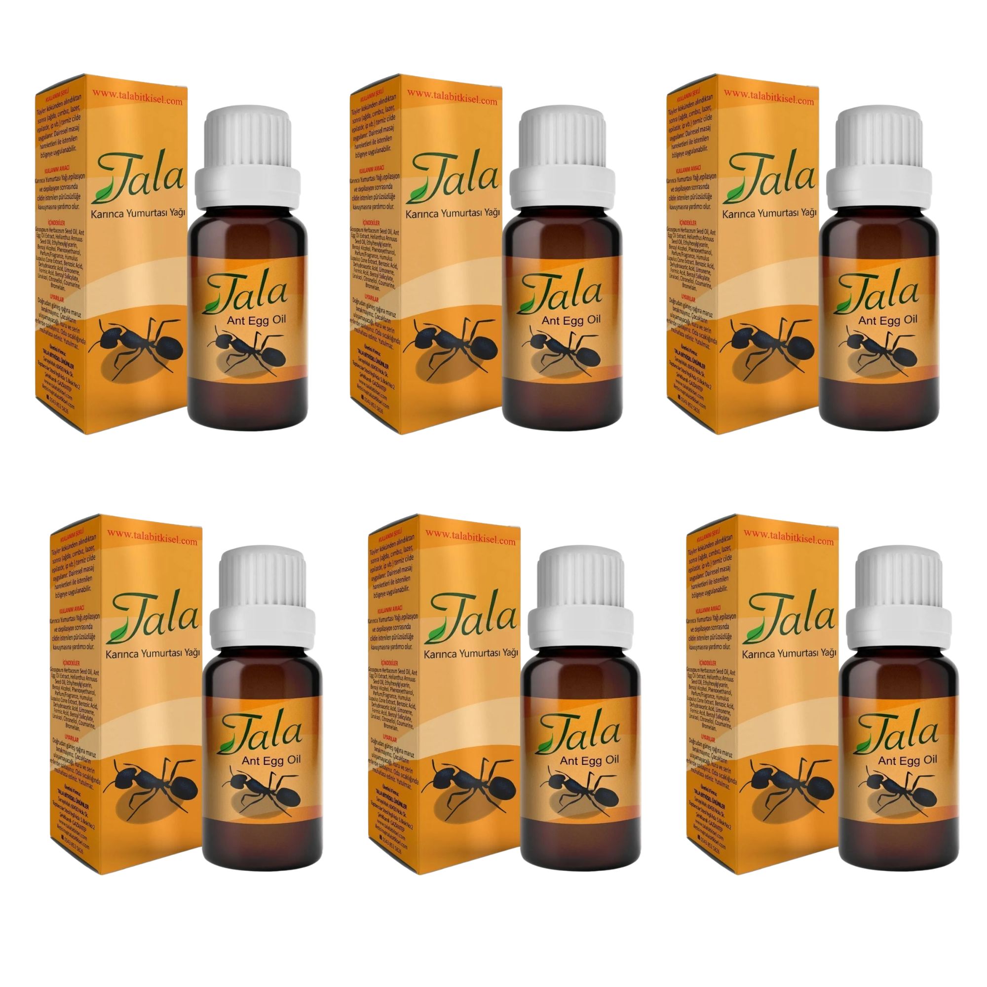 Muvax Tala Ameiseneiöl zur Haarentfernung & Reduktion – Natürliches Öl gegen Haare an Gesicht Body 120 ml
