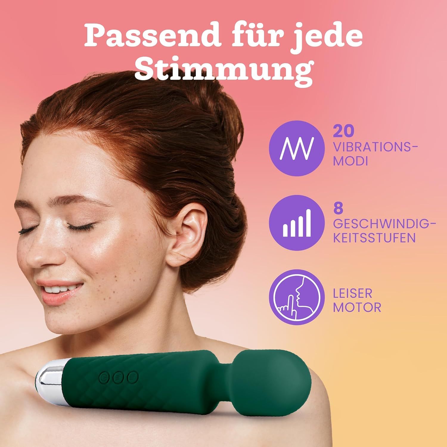Oliver James Vibrator für Frauen - Leise & Leistungsstark Grün