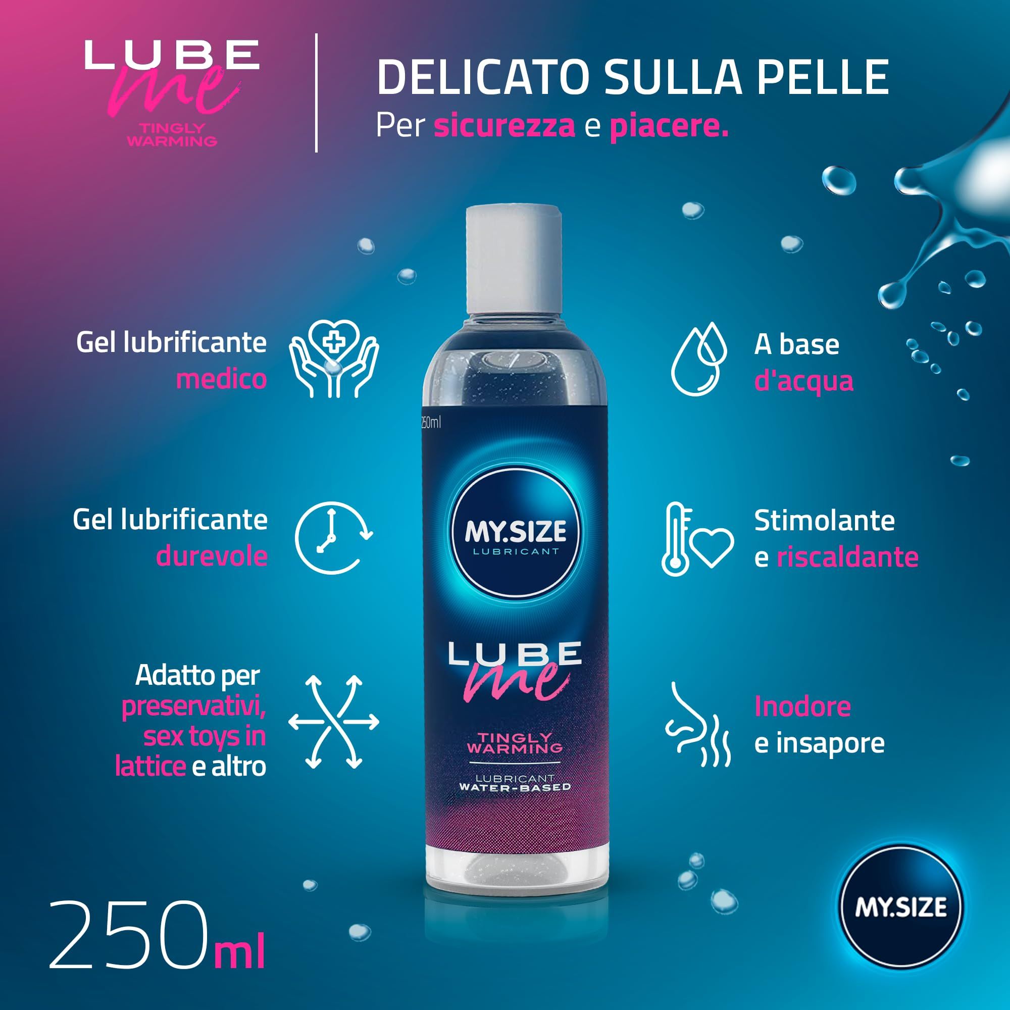 MY.SIZE PRO lube me tingly warming