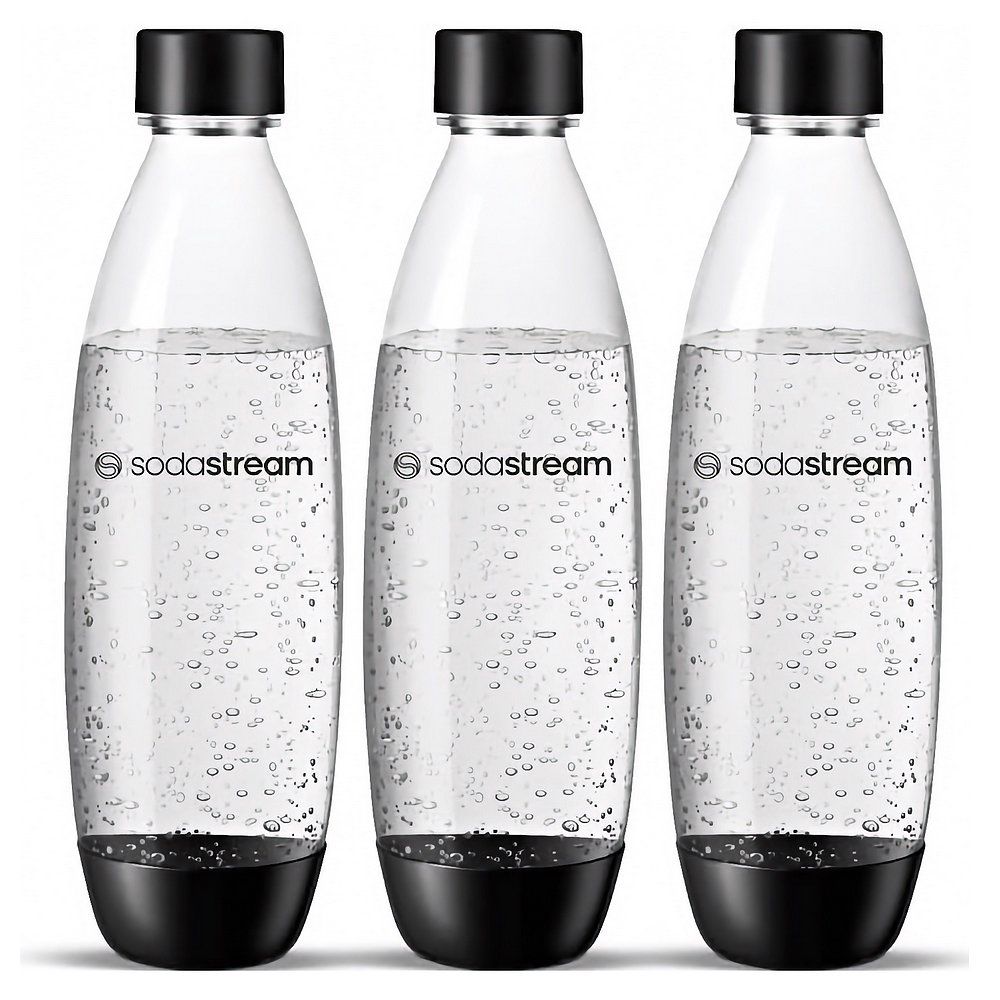 SodaStream Fuse 3x 1L Flaschen black / white 3 Pc
