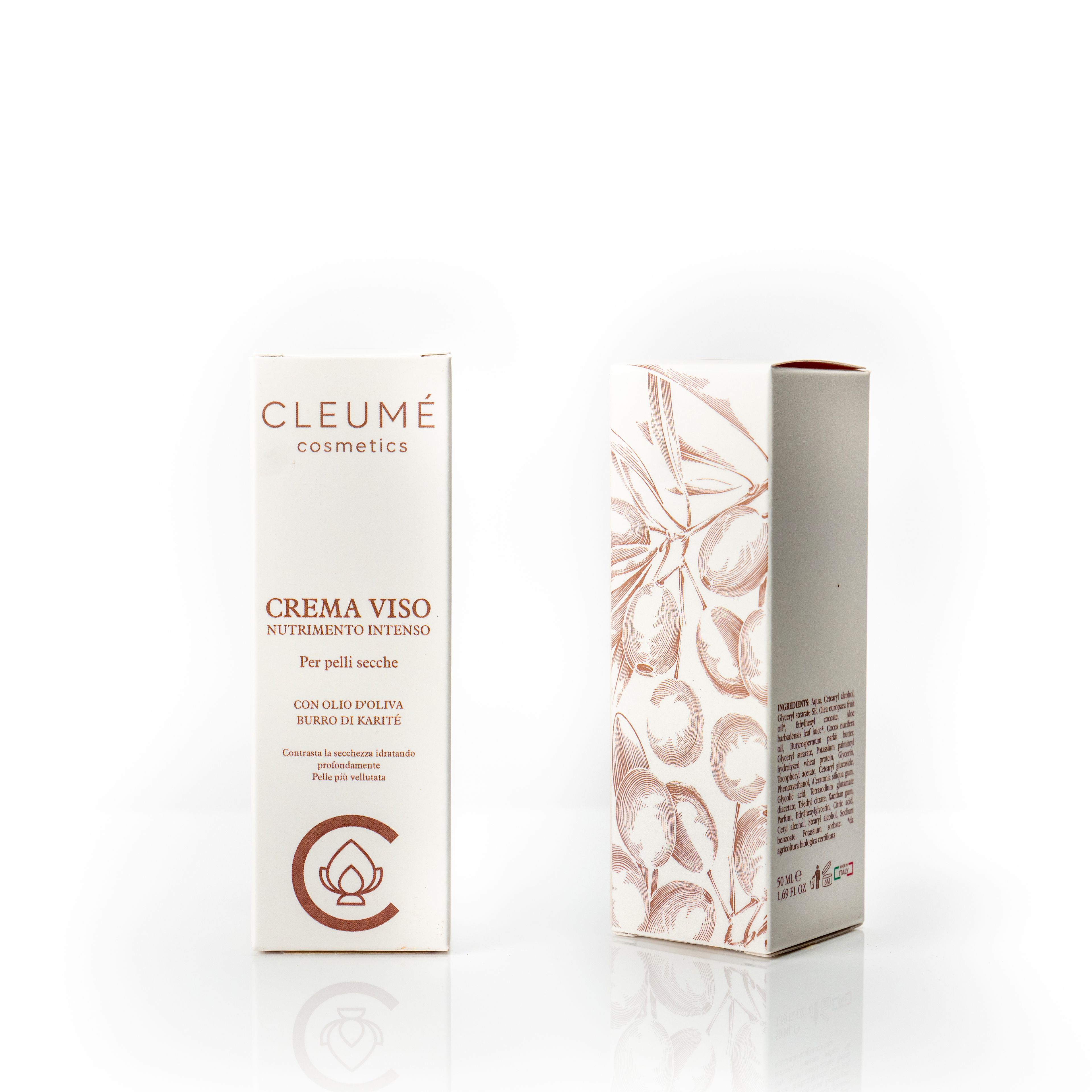 CLEUMÉ COSMETICS Crema Viso Nutrimento Intenso Pelli Secche