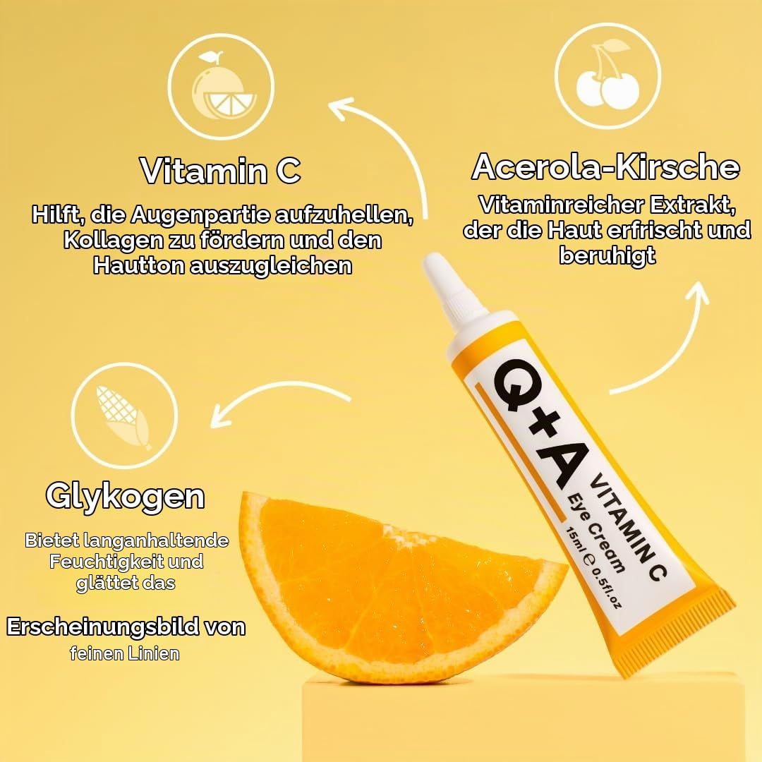 Q+A Vitamin-C-Augencreme Angebot