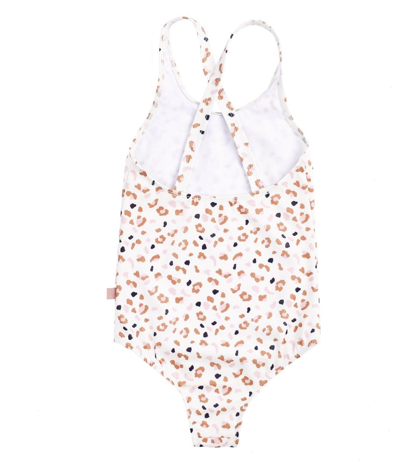 Swim Essentials UV Badeanzug für Mädchen /khaki Leoparden Muster/