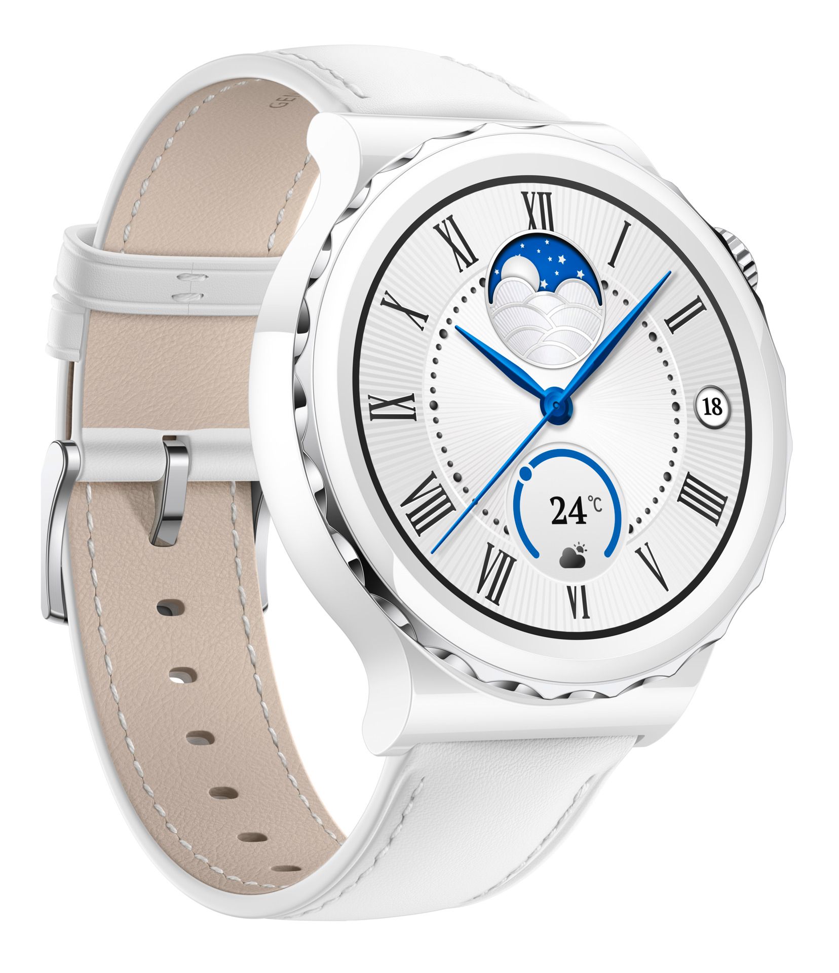 Huawei Watch GT3 Pro 43mm Frigga-B19V Silber 1,32 Zoll Smartwatch Fitness Uhr