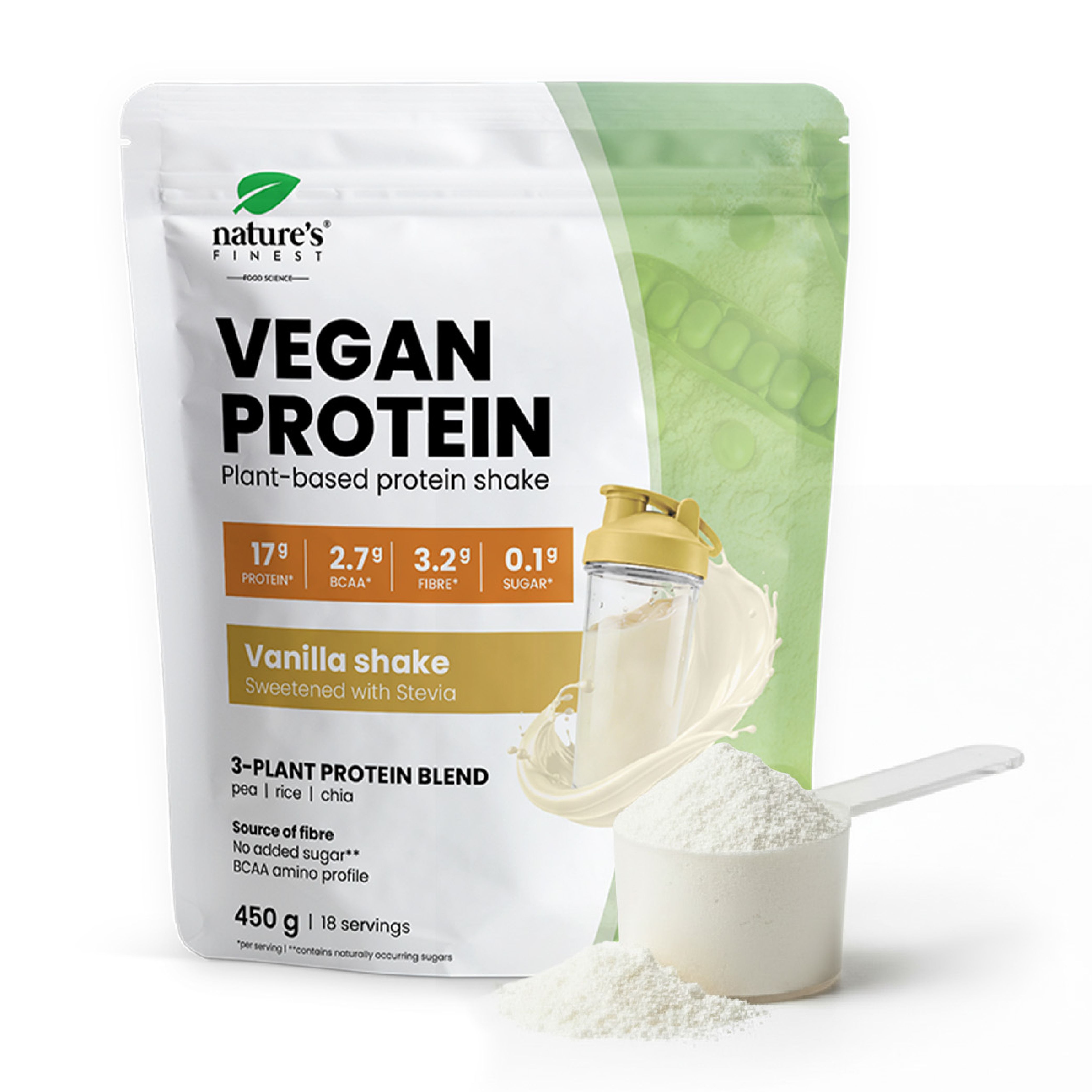 Nature's Finest Vanilla 70% Protein Shake