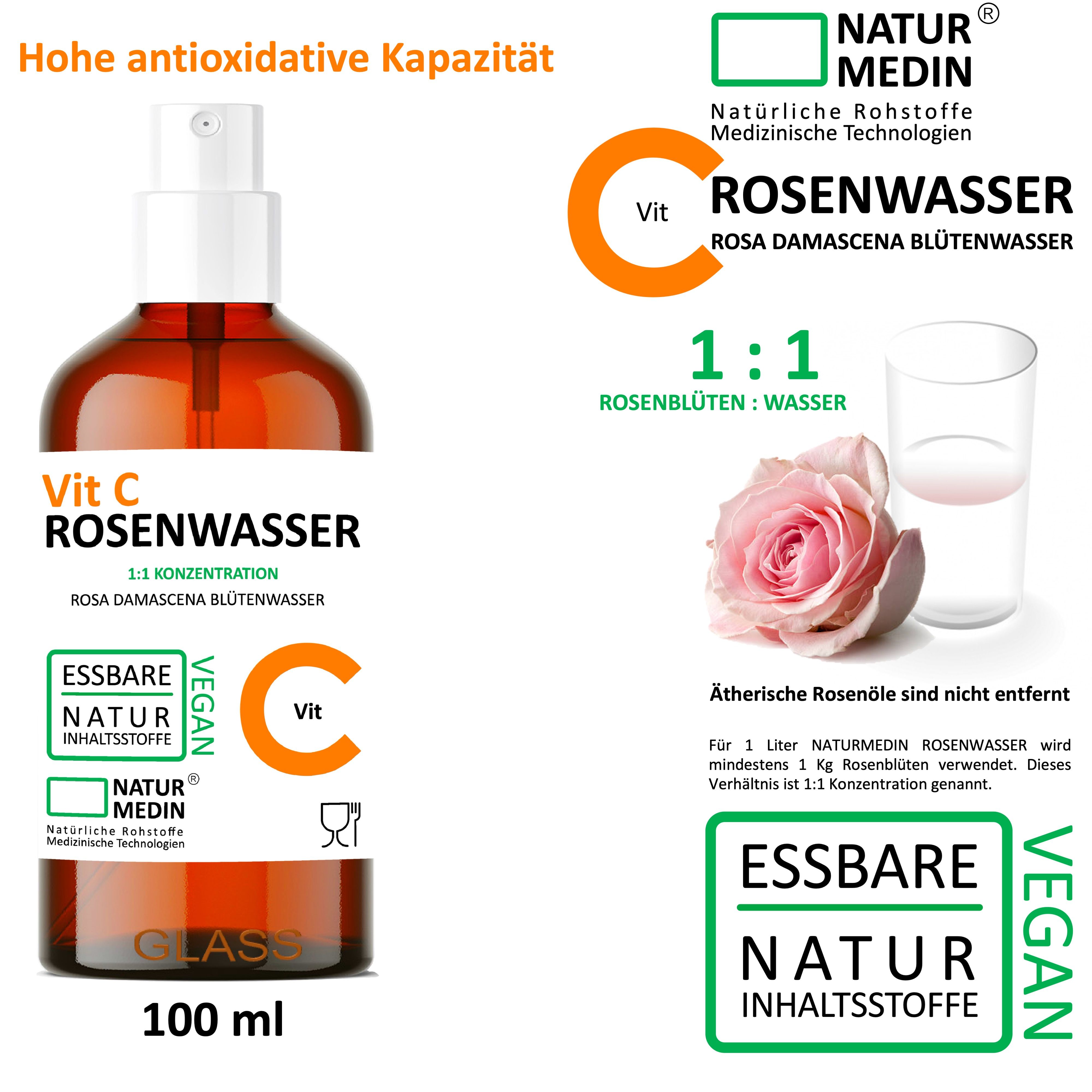 NATURMEDIN®  Vitamin-C Rosenwasser