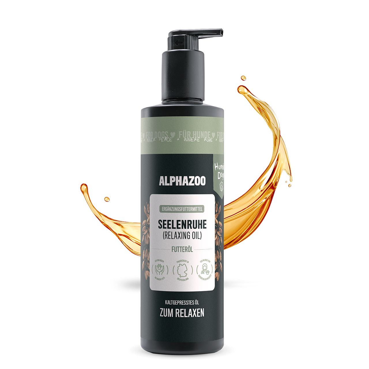 alphazoo Seelenruhe Futteröl für Hunde 500 ml 1 St Öl