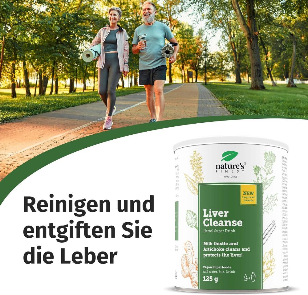 Nature's Finest BIO LIVER CLEANSE - Leberreinigung mit Mariendistel und Artischocken