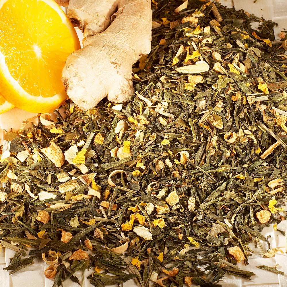 Schrader Grüner Tee Orange-Ingwer, natürlich