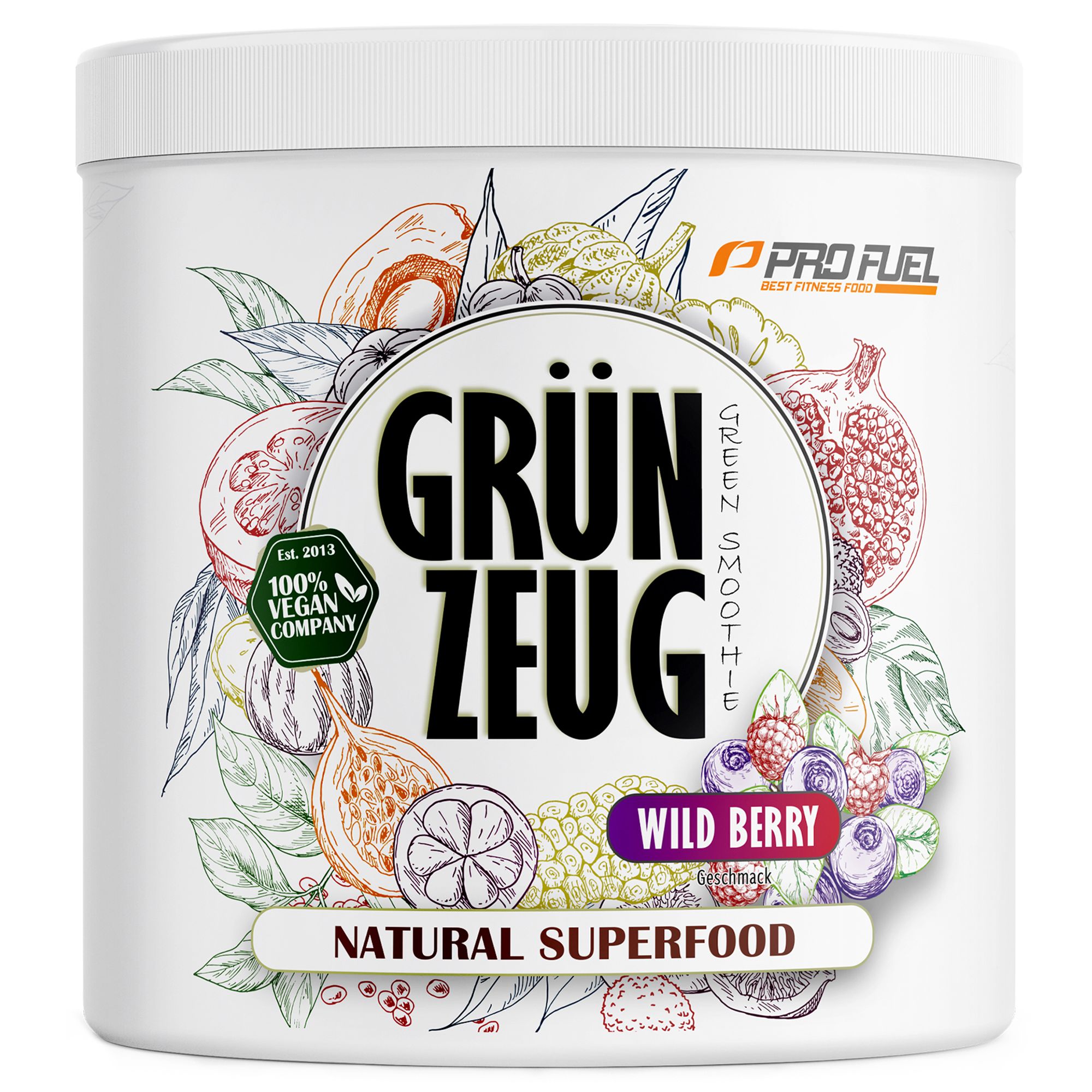 ProFuel - Grünzeug Superfood Drink - natürliche Vitamine, Mineralstoffe und sekundäre Pflanzenstoffe