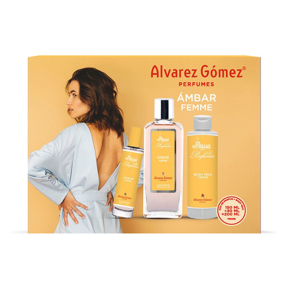 Set mit Damenparfüm Alvarez Gomez Ámbar femme edp e