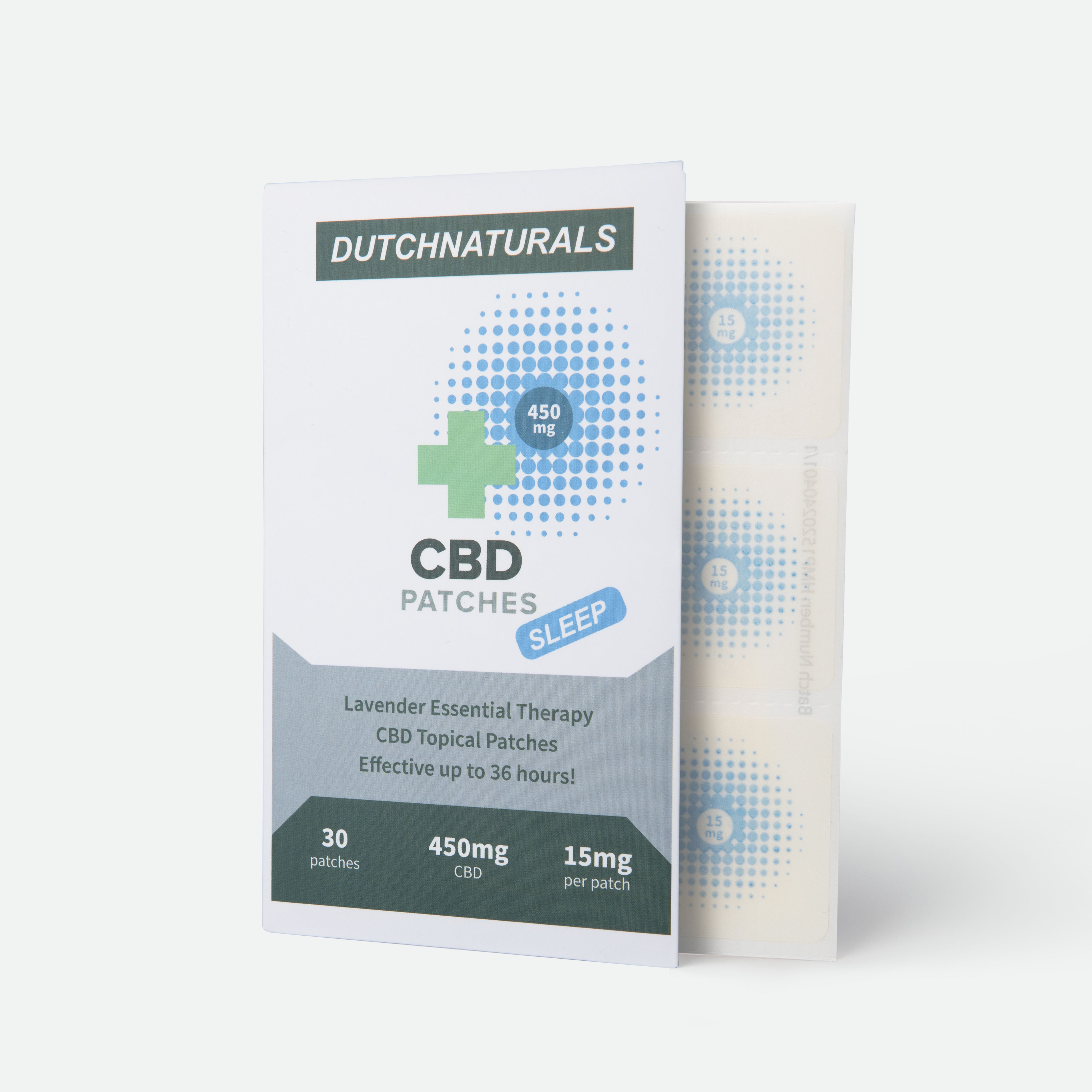 Dutch Natural Healing® Topische CBD Pflaster mit Lavendel 30 St transdermal