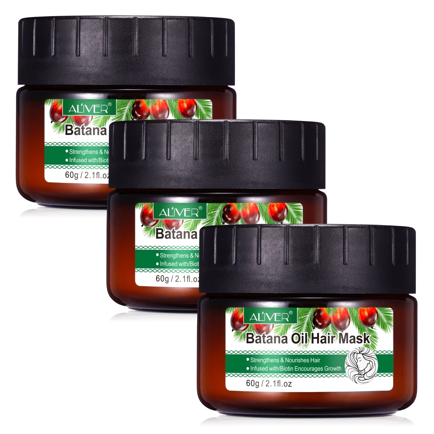 ALIVER Haarmaske Batana Öl  für Haarpflege Vegan