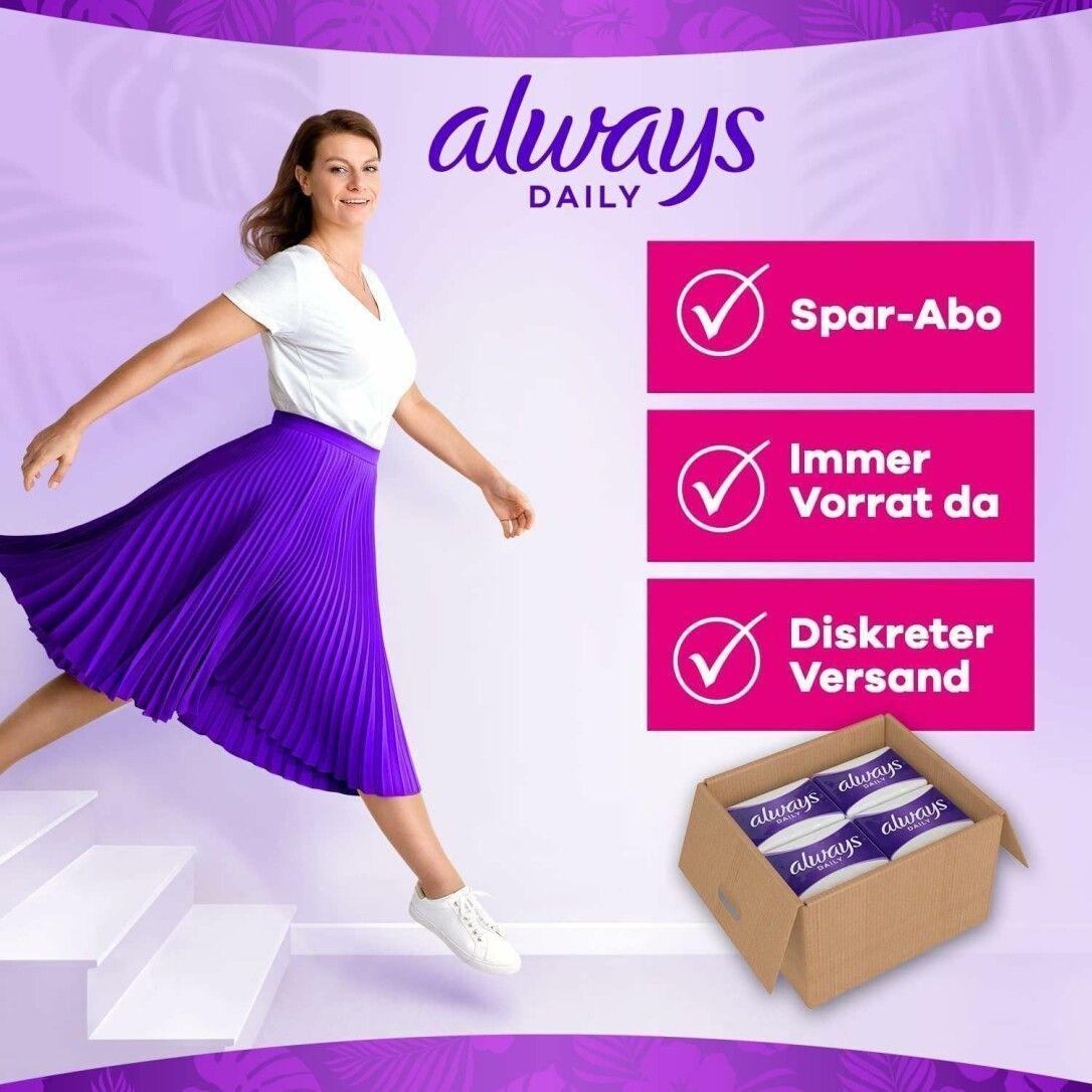 Multipack 4x always Gigapack 60 Slipeinlage Expert Daily Protect Long